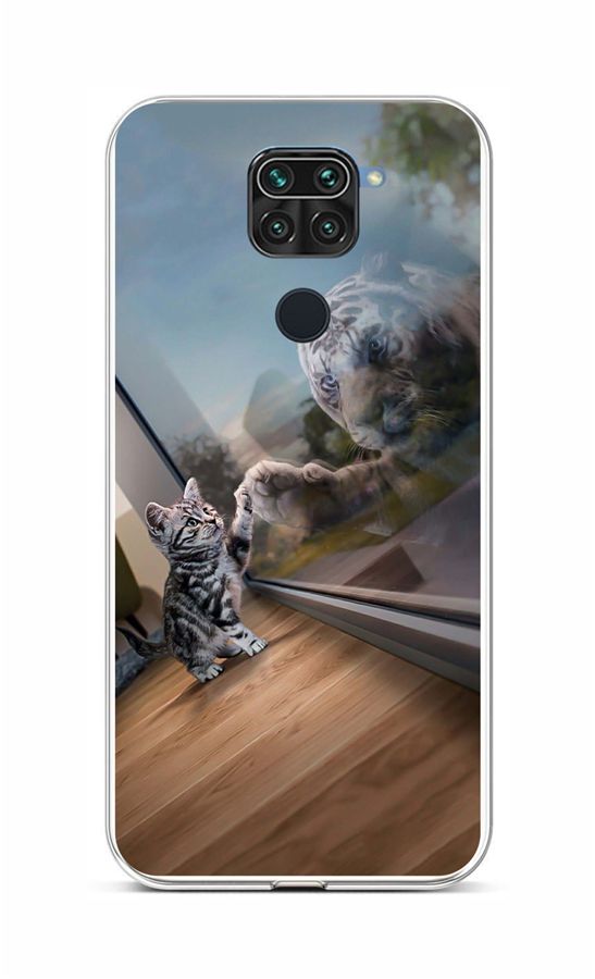 Zadní silikonový kryt na Xiaomi Redmi Note 9 Odraz tygra 