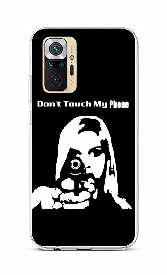 Zadní silikonový kryt na Xiaomi Redmi Note 10 Pro Don't Touch Gun     