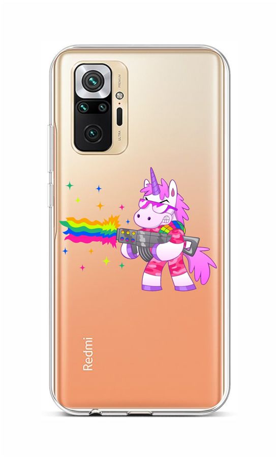 Levně Kryt TopQ Xiaomi Redmi Note 10 Pro silikon Rainbow Gun 59501 (pouzdro neboli obal na mobil Xiaomi Redmi Note 10 Pro)