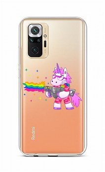 Zadní silikonový kryt na Xiaomi Redmi Note 10 Pro Rainbow Gun    