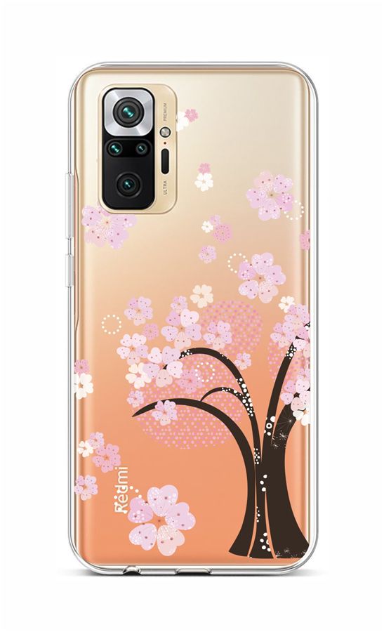Zadní silikonový kryt na Xiaomi Redmi Note 10 Pro Cherry Tree