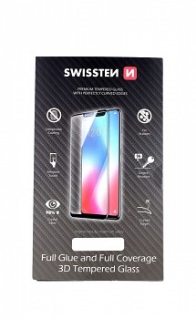 Tvrzené sklo Swissten na Samsung S10e 3D zahnuté černé