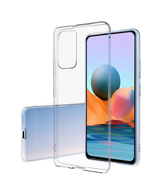 Zadní silikonový kryt na Xiaomi Redmi Note 10 5G 2 mm průhledný