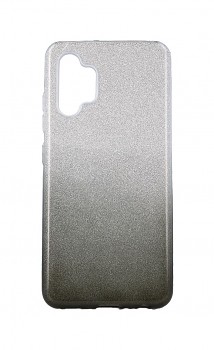Zadní pevný kryt na Samsung A32 glitter stříbrno-černý