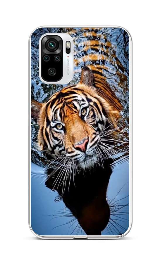Zadní silikonový kryt na Xiaomi Redmi Note 10 Tygr