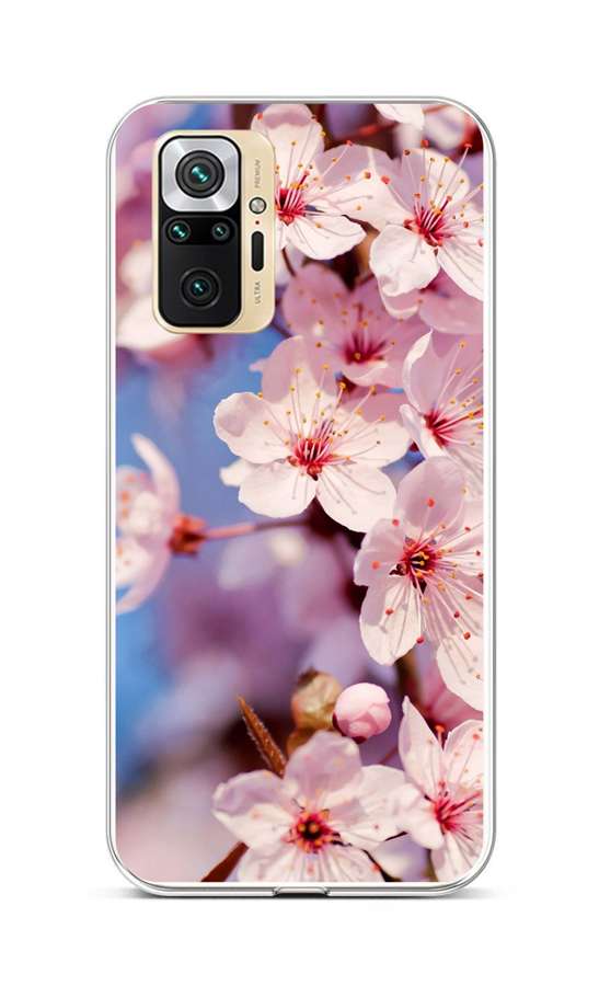 Zadní silikonový kryt na Xiaomi Redmi Note 10 Pro Sakura