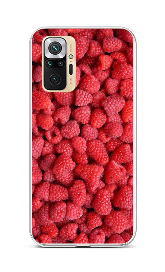 Zadní silikonový kryt na Xiaomi Redmi Note 10 Pro Maliny