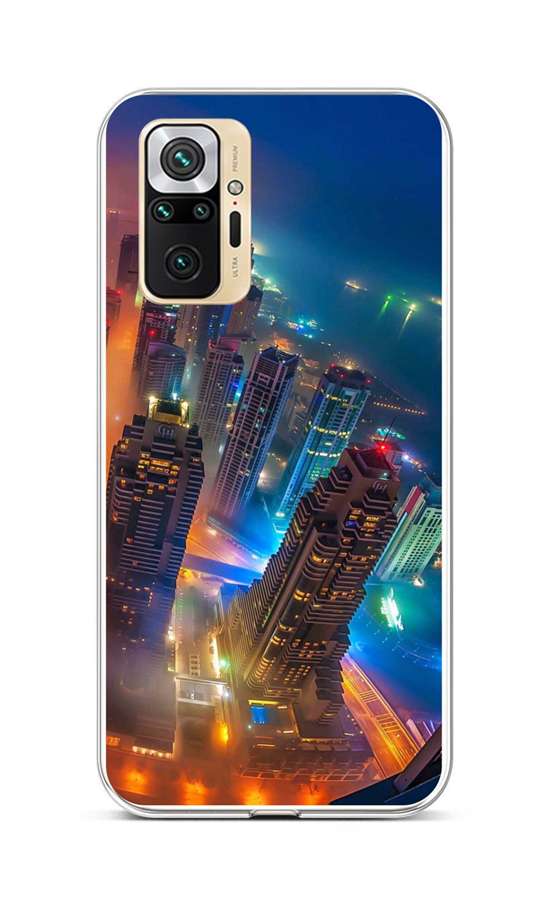 Zadní silikonový kryt na Xiaomi Redmi Note 10 Pro Město