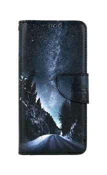 Knížkové pouzdro na Xiaomi Redmi Note 10 Zimní cesta