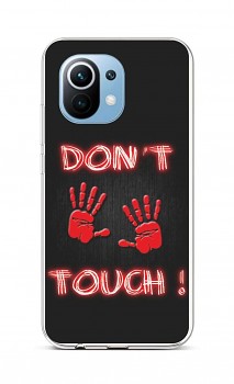Zadní silikonový kryt na Xiaomi Mi 11 Lite Don´t Touch Red    