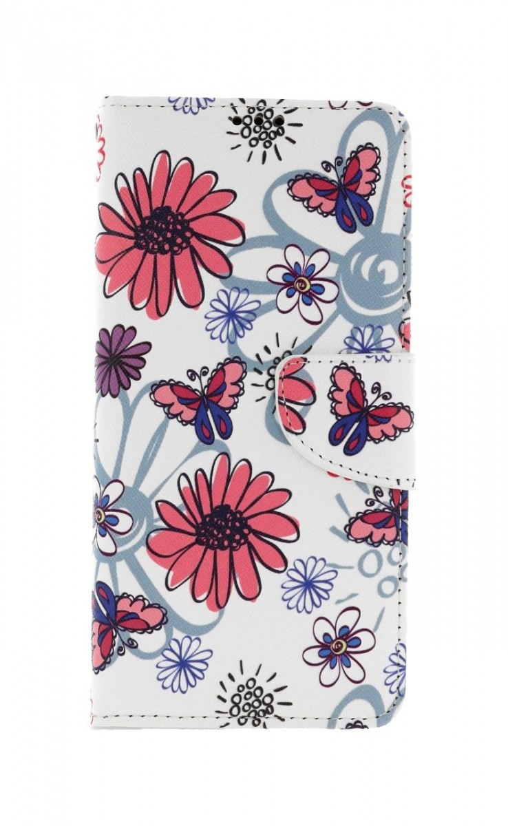 Levně Pouzdro TopQ Samsung A32 5G knížkové Flowers 59933 (kryt neboli obal na mobil Samsung A32 5G)