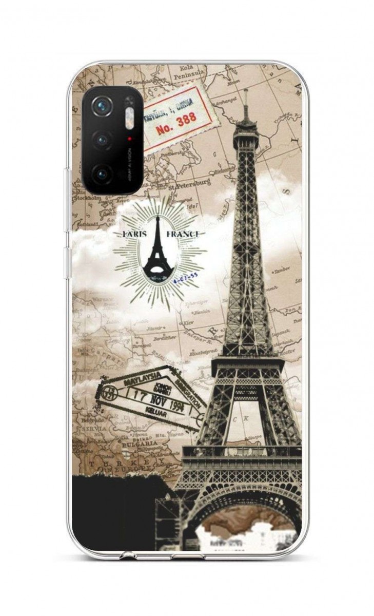 Zadní silikonový kryt na Xiaomi Poco M3 Pro Paris 2    