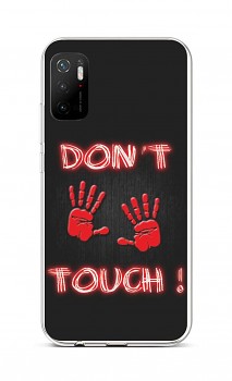 Zadní silikonový kryt na Xiaomi Poco M3 Pro Don´t Touch Red    