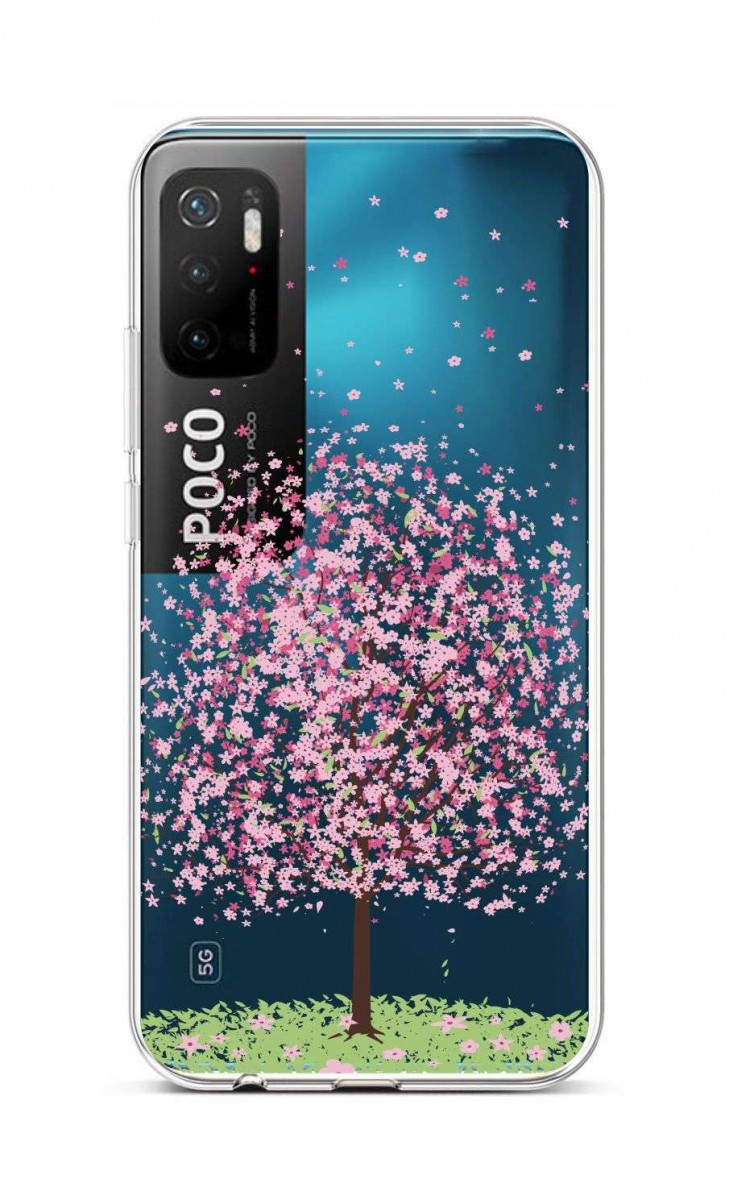 Levně Kryt TopQ Xiaomi Poco M3 Pro silikon Blossom Tree 59974 (pouzdro neboli obal na mobil Xiaomi Poco M3 Pro)