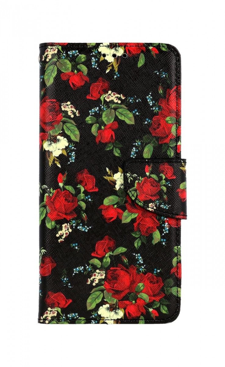 Knížkové pouzdro na Xiaomi Redmi Note 9 Květy růží