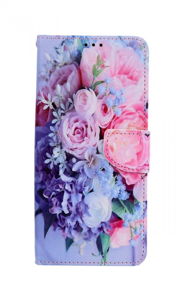 Knížkové pouzdro na Xiaomi Redmi Note 9 Kytice 2