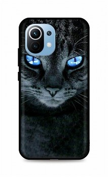 Zadní silikonový kryt DARK na Xiaomi Mi 11 Lite Dark Cat    