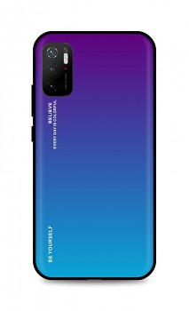 Zadní pevný kryt LUXURY na Xiaomi Poco M3 Pro duhový purpurový    