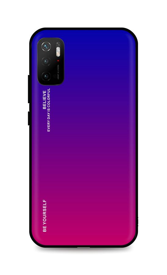 Zadní pevný kryt LUXURY na Xiaomi Poco M3 Pro duhový fialový    