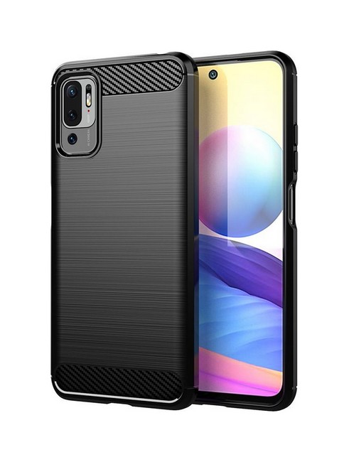 Zadní silikonový kryt na Xiaomi Poco M3 Pro černý  