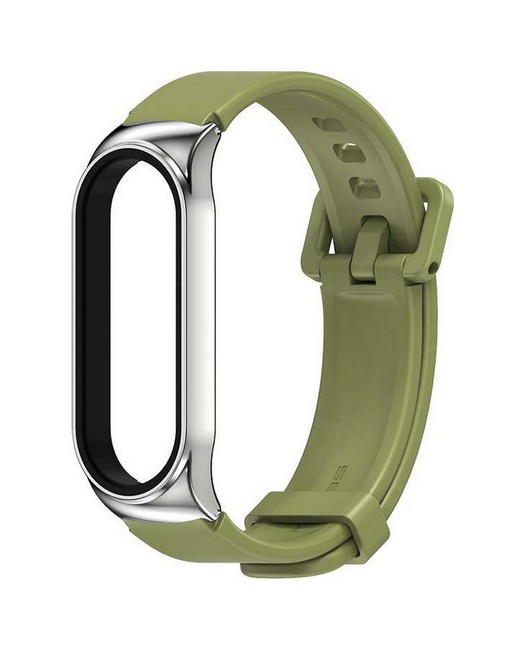 Silikonový řemínek STYLE pro Xiaomi Mi Band 3-4-5-6 zelený