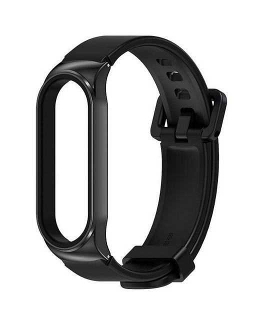 Silikonový řemínek STYLE pro Xiaomi Mi Band 3-4-5-6 černý