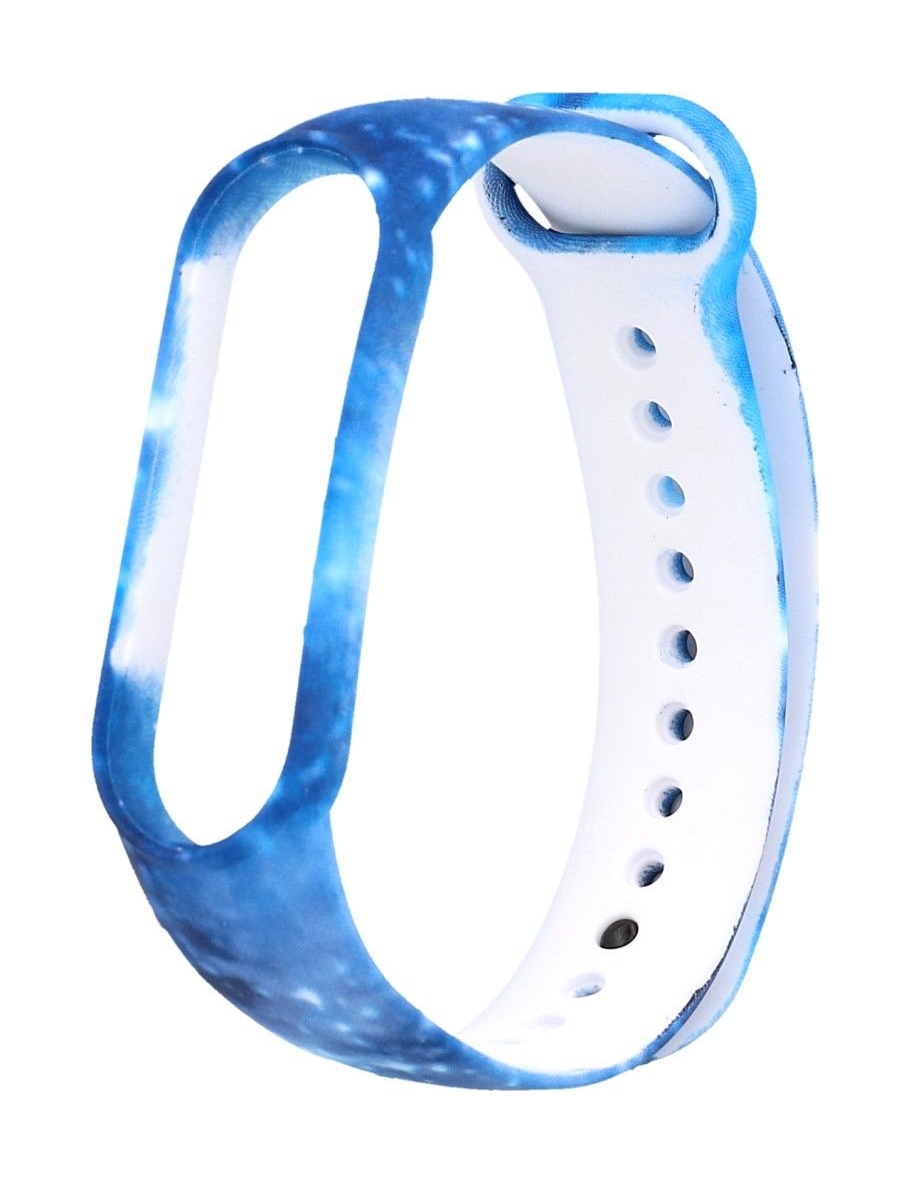 Silikonový řemínek Basic pro Xiaomi Mi Band 5-6 Blue Universe   