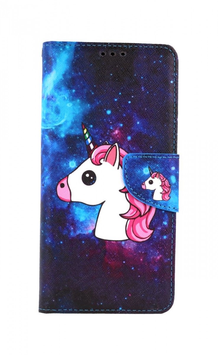 Levně Pouzdro TopQ Realme C21 knížkové Space Unicorn 60499 (obal neboli kryt na mobil Realme C21)