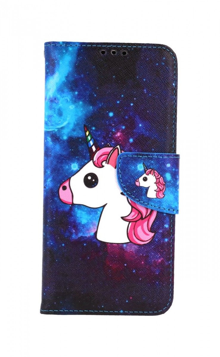 Levně Pouzdro TopQ Samsung A22 knížkové Space Unicorn 60519 (obal neboli kryt na mobil Samsung A22)
