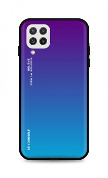 Zadní pevný kryt LUXURY na Samsung A22 duhový purpurový