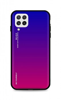 Zadní pevný kryt LUXURY na Samsung A22 duhový fialový