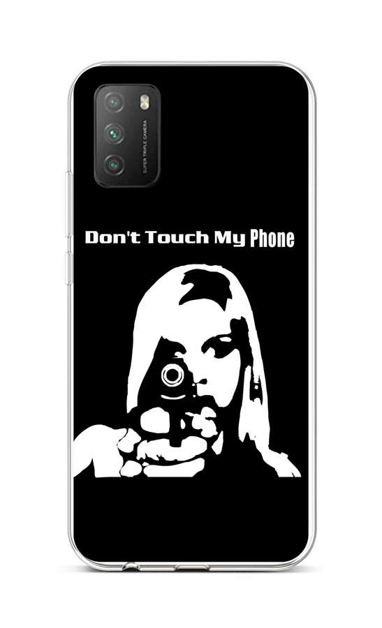 Levně Kryt TopQ Xiaomi Poco M3 silikon Don't Touch Gun 60607 (pouzdro neboli obal na mobil Xiaomi Poco M3)