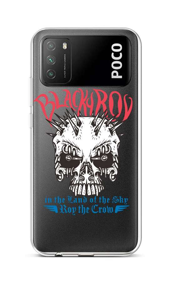 Levně Kryt TopQ Xiaomi Poco M3 silikon Black Roy 60615 (pouzdro neboli obal na mobil Xiaomi Poco M3)