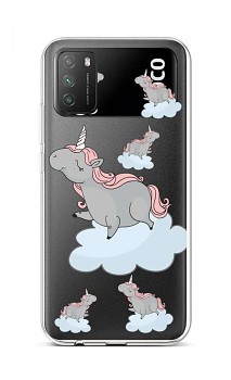 Zadní silikonový kryt na Xiaomi Poco M3 Grey Unicorns