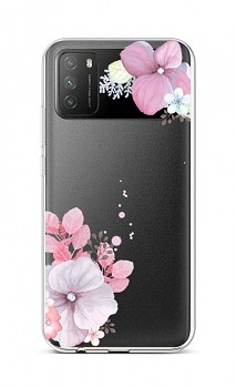 Zadní silikonový kryt na Xiaomi Poco M3 Violet Blossom