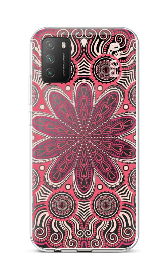 Levně Kryt TopQ Xiaomi Poco M3 silikon Romantic Mandala 60634 (pouzdro neboli obal na mobil Xiaomi Poco M3)