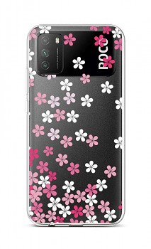 Zadní silikonový kryt na Xiaomi Poco M3 Pink Blossom
