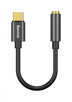 Adaptér Baseus L54 USB-C - 3.5mm konektor černý