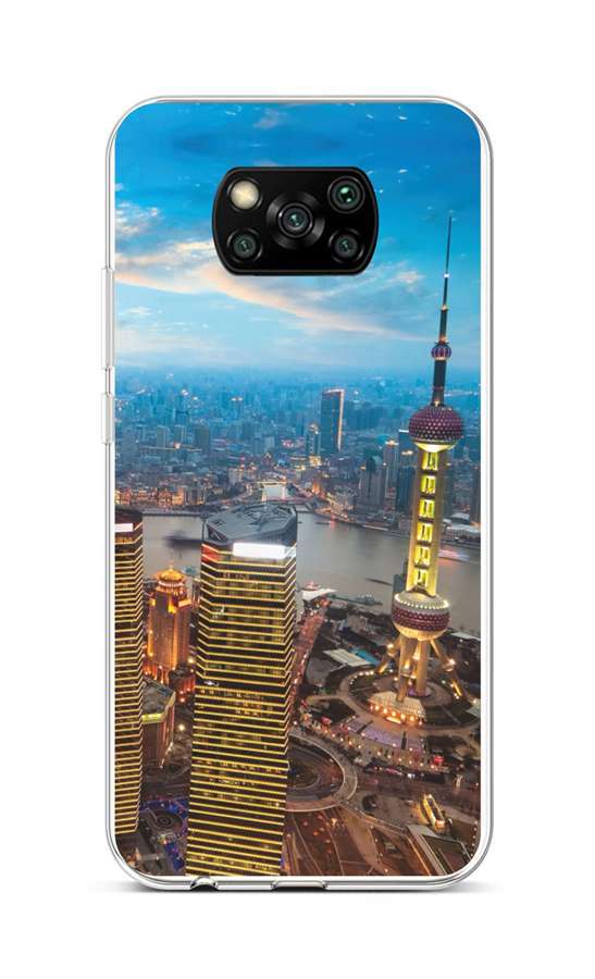 Levně Kryt TopQ Xiaomi Poco X3 silikon City 60788 (pouzdro neboli obal na mobil Xiaomi Poco X3)
