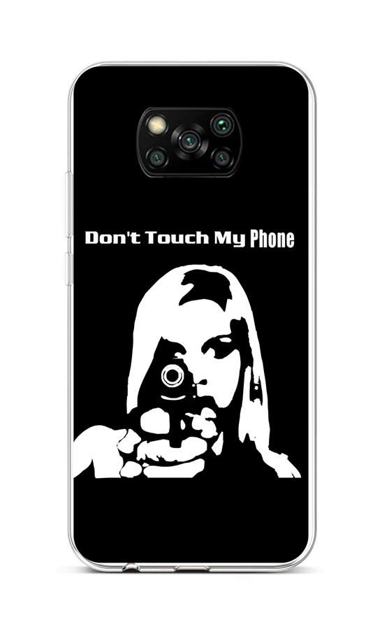 Zadní silikonový kryt na Xiaomi Poco X3 Don't Touch Gun