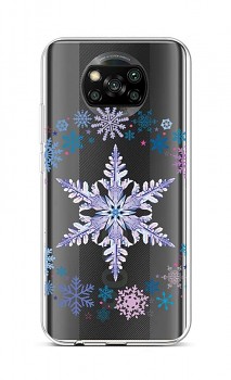 Zadní silikonový kryt na Xiaomi Poco X3 Snowflake