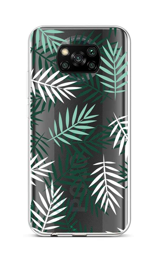Zadní silikonový kryt na Xiaomi Poco X3 Listy