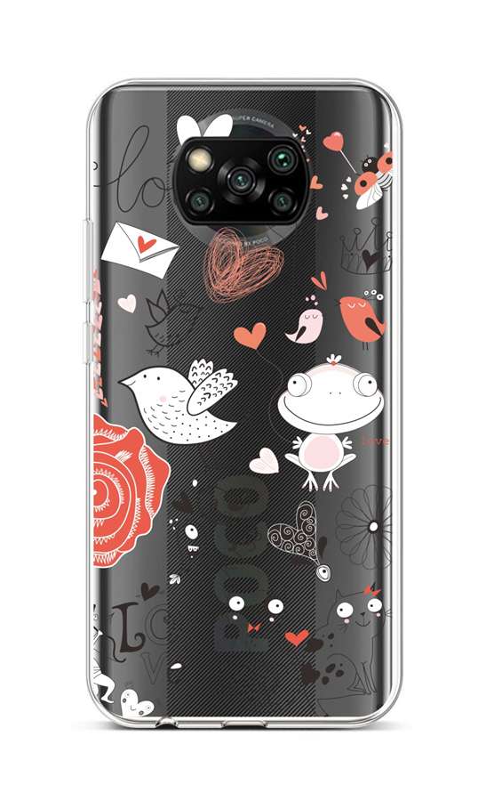 Levně Kryt TopQ Xiaomi Poco X3 silikon Funny 60837 (pouzdro neboli obal na mobil Xiaomi Poco X3)
