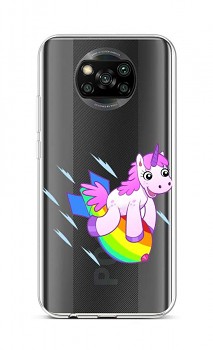 Zadní silikonový kryt na Xiaomi Poco X3 Flying Unicorn