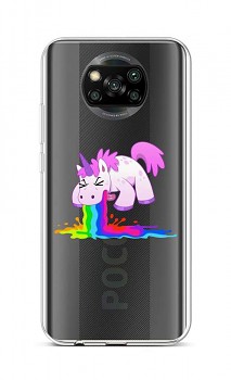 Zadní silikonový kryt na Xiaomi Poco X3 Rainbow Splash