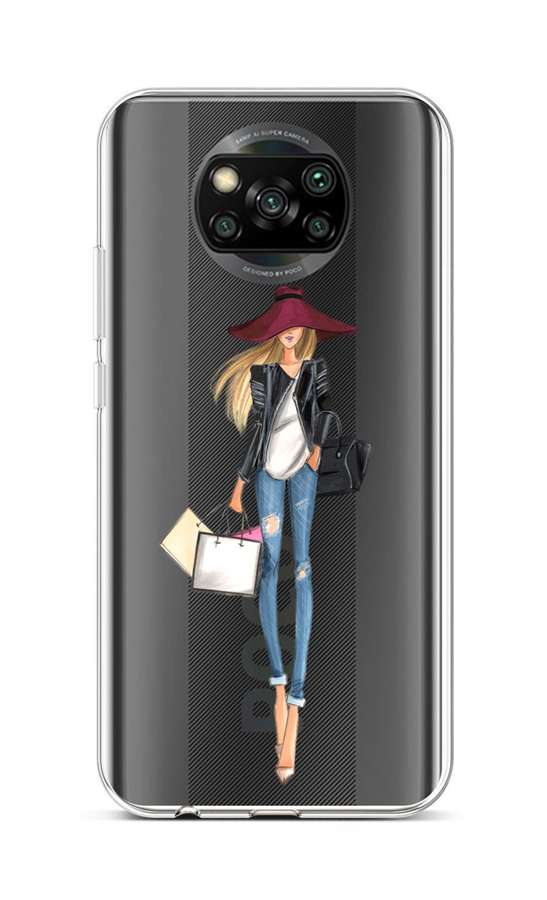 Levně Kryt TopQ Xiaomi Poco X3 silikon Lady 2 60868 (pouzdro neboli obal na mobil Xiaomi Poco X3)