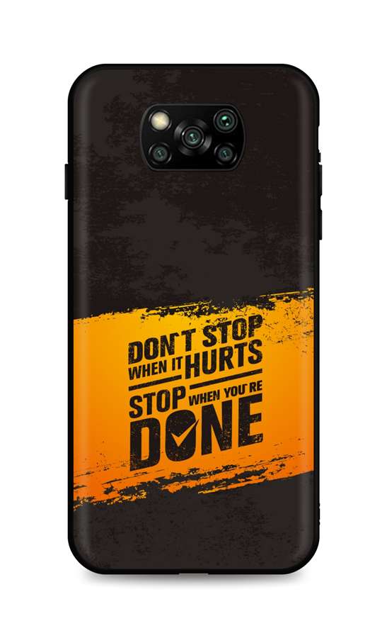 Levně Kryt TopQ Xiaomi Poco X3 silikon Don´t Stop 60879 (pouzdro neboli obal na mobil Xiaomi Poco X3)