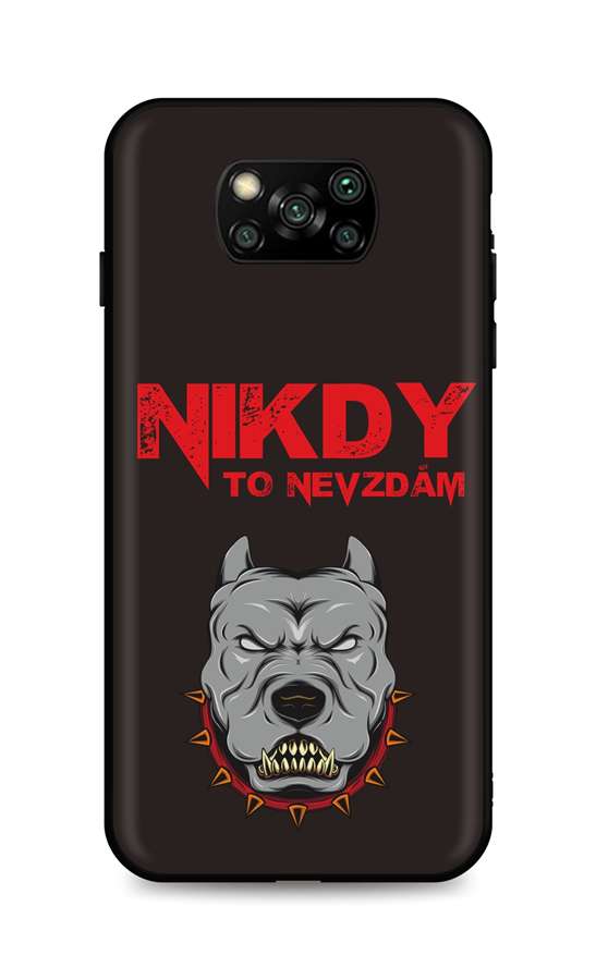 Levně Kryt TopQ Xiaomi Poco X3 silikon Nikdy to nevzdám 60880 (pouzdro neboli obal na mobil Xiaomi Poco X3)