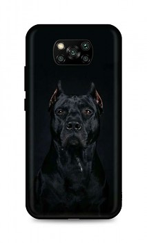 Zadní silikonový kryt DARK na Xiaomi Poco X3 Dark Pitbull