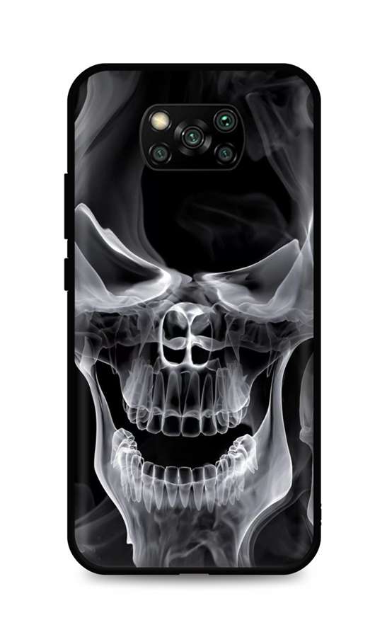 Zadní silikonový kryt DARK na Xiaomi Poco X3 Deadly Smoke